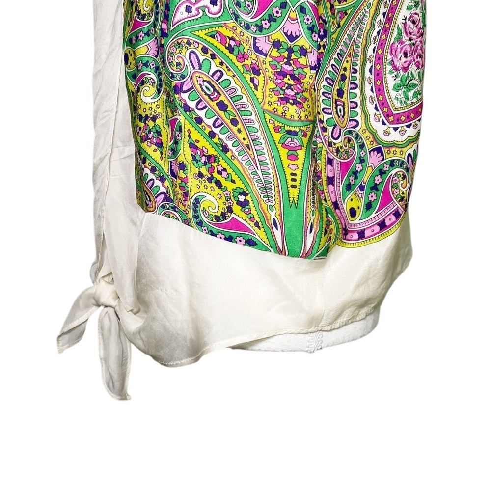 Maeve Silk Floral Print Women's Top - Picture 6 of 13